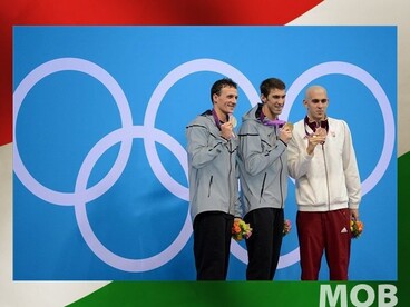 Cseh László bronzérmes 200 méteres vegyesúszásban