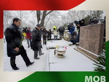 Budapest ostromára, a civil áldozatokra emlékezett a Magyar Olimpiai Akadémia is