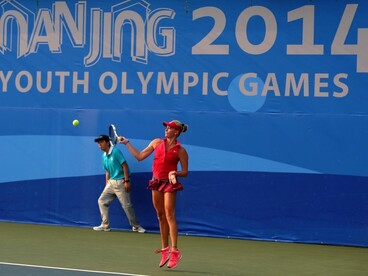 A teniszező Stollár Fanny egyesben a negyeddöntőig jutott Nanjingban (interjúval)